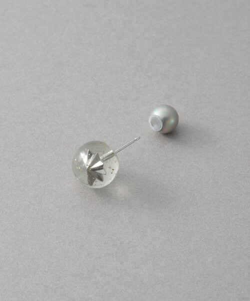ete（エテ） ピアス 「オーナメントピアス」 スノードーム レディース