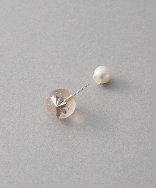 ete（エテ） ピアス 「オーナメントピアス」 スノードーム レディース