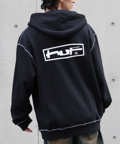 HUF（ハフ） パーカー 「HUF/ハフ」STRETCH F/Z HOODIE/裏起毛