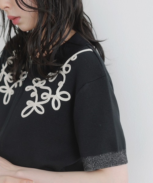 「LIAN」 ニットカーディガン FREE アイボリー レディース_画像8