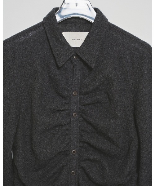 TODAYFUL ワンピース Wool Gather Shirtsdress : ZOZOTOWN Yahoo!店