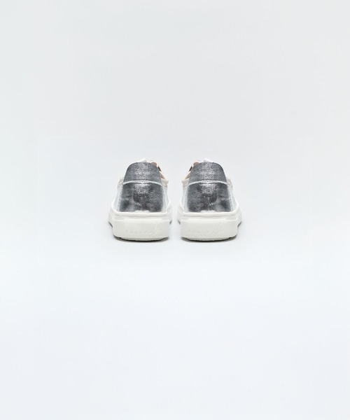 「Lucida」 ローカットスニーカー 38 シルバー レディース_画像7