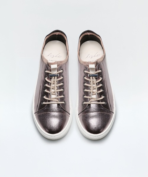 「Lucida」 ローカットスニーカー 38 シルバー レディース_画像8