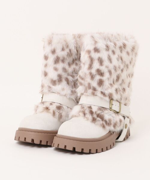 極美品♡dsquared2 ショートブーツ　ベルト　レザー　スウェード　ファー 極美品♡dsquared2 ショートブーツ ベルト レザー スウェード ファー