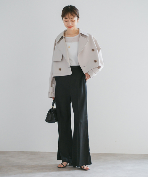 NOBLE（ノーブル） ジャケット - ベージュ レディース : ZOZOTOWN