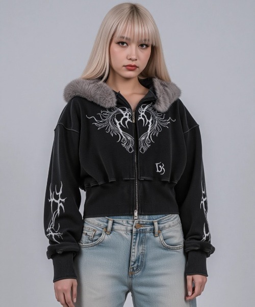 KOM（ドットコム） パーカー A'GEM/9 × 「.kom/ドットケーオーエム