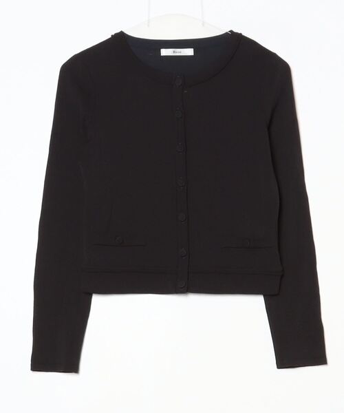 Rene（ルネ） ニットカーディガン 34 ブラック レディース : ZOZOTOWN