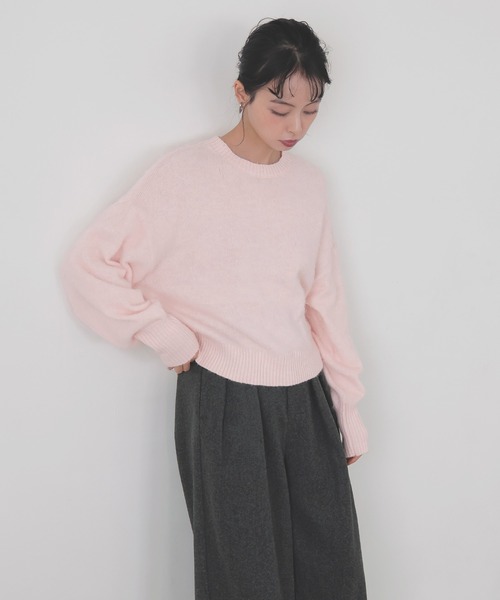 LIAN（リアン） ニット セーター モヘアシャギーニットプルオーバー