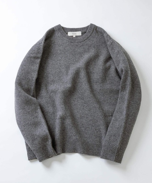 「URBAN RESEARCH ROSSO MEN」 長袖ニット MEDIUM ブラウン メンズ_画像7