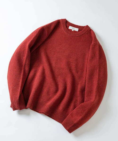 「URBAN RESEARCH ROSSO MEN」 長袖ニット MEDIUM ブラウン メンズ_画像8