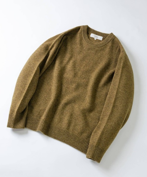 「URBAN RESEARCH ROSSO MEN」 長袖ニット MEDIUM ブラウン メンズ_画像9