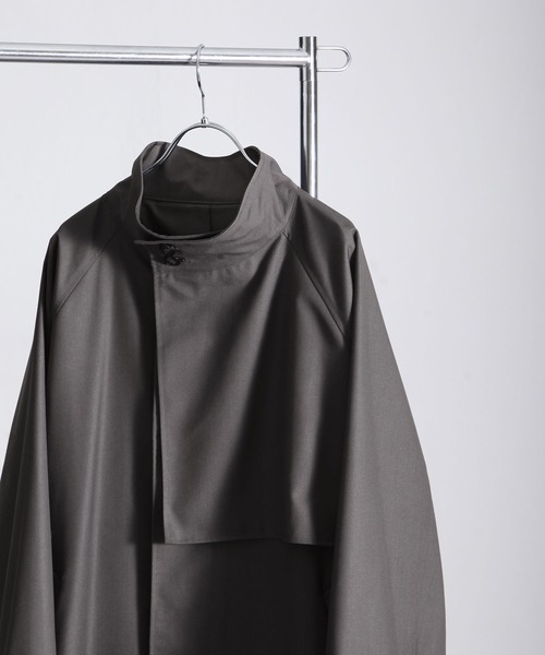 「Nilway」 トレンチコート LARGE グリーン メンズ_画像2