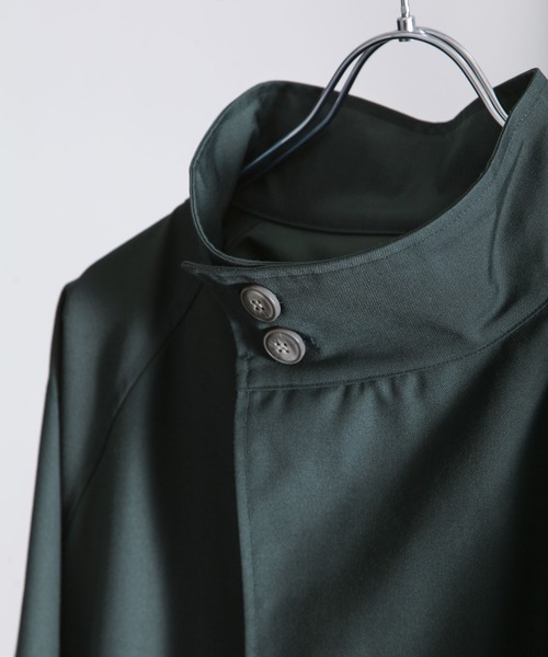 「Nilway」 トレンチコート LARGE グリーン メンズ_画像5