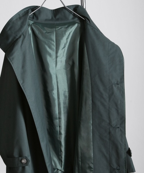 「Nilway」 トレンチコート LARGE グリーン メンズ_画像9