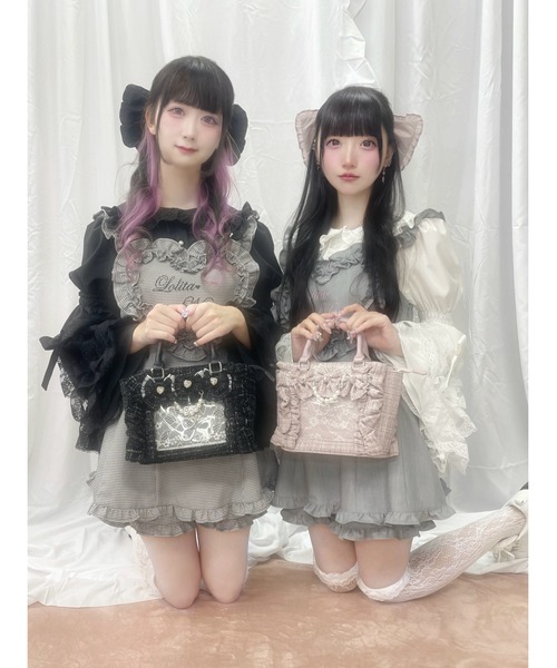 Ank Rouge（アンクルージュ） ブラウス シャツ おリボン姫袖ブラウス