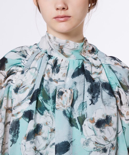 ダブルスタンダードクロージングsov. フラワーシフォンボウタイブラウス Sov. ブラウス シャツ フラワーシフォン ボウタイブラウス レディース