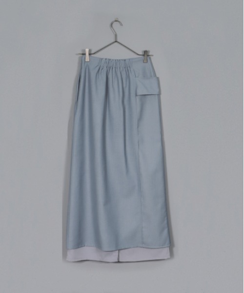 「&g'aime」 ロングスカート FREE ブルー レディース_画像6