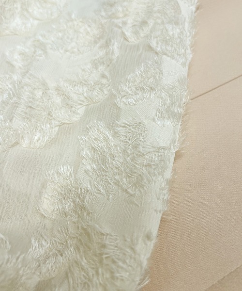 「JUNOAH」 長袖ワンピース X-LARGE ライトベージュ レディース_画像2