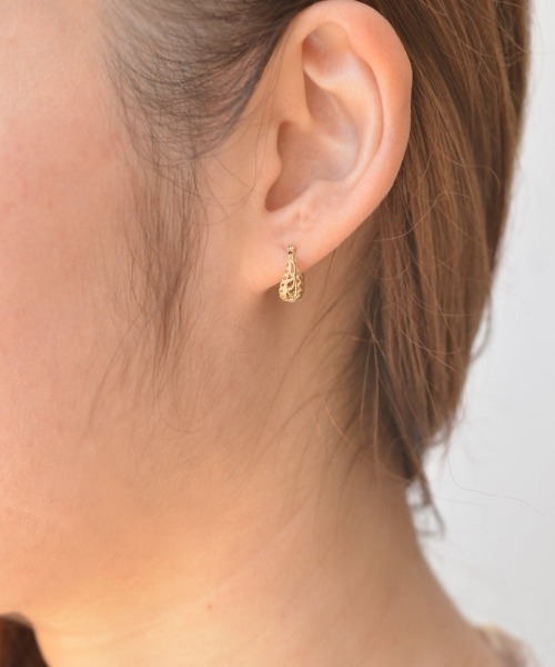 「sowi」 ピアス(両耳用) フリ- ゴールド レディース_画像4