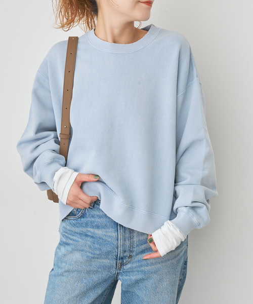 リバーシブルトレーナー　スピックアンドスパン Spick＆Span（スピック アンド スパン） スウェット バックロゴ