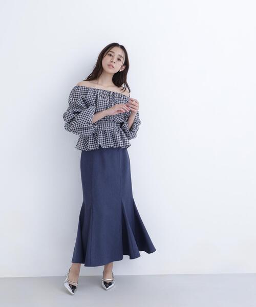 ナチュラルビューティー スカートスーツ M W64 濃紺ラメ 入学入園  DMW NATURAL BEAUTY BASIC 【スーツ2点SET】ナチュラルビューティ