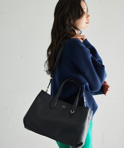 完売品 BARNYARDSTORM レザー ビッグトート BAG ブラック Beau're（ヴュレ） トートバッグ BARNYARDSTORM / Beau're(ヴュレ別注