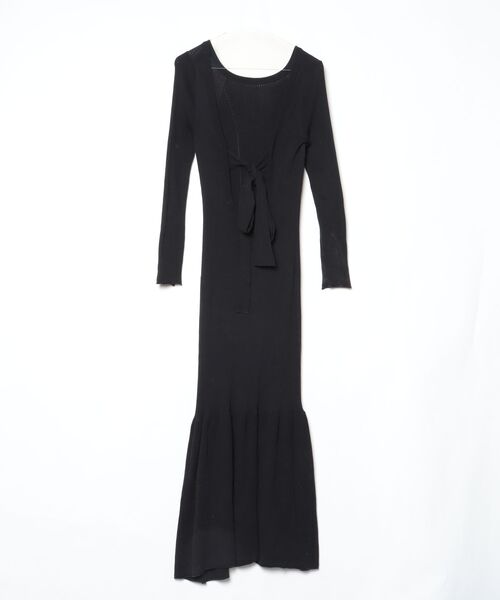 「CASA FLINE」 ニットワンピース FREE ブラック レディース_画像2