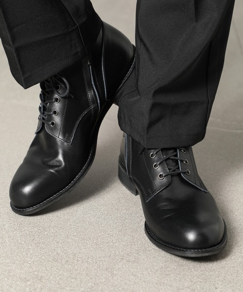ブーツ 「PADRONE」別注 SIDE ZIP BOOTS サイドジップブーツ PK7358-1223-16A メンズの画像