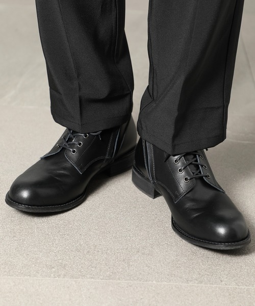 ブーツ 「PADRONE」別注 SIDE ZIP BOOTS サイドジップブーツ PK7358-1223-16A メンズの画像
