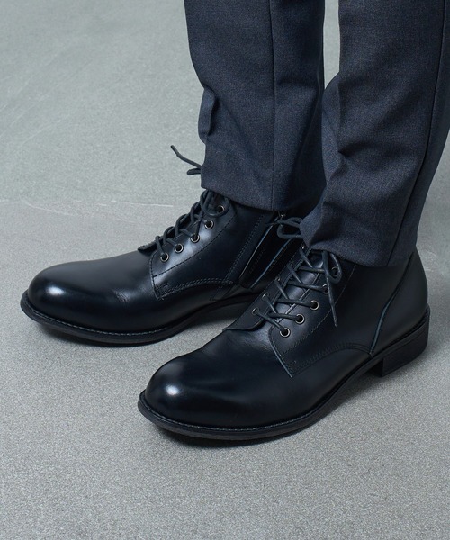 ブーツ 「PADRONE」別注 SIDE ZIP BOOTS サイドジップブーツ PK7358-1223-16A メンズの画像