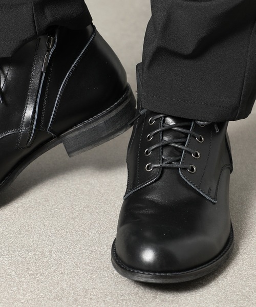ブーツ 「PADRONE」別注 SIDE ZIP BOOTS サイドジップブーツ PK7358-1223-16A メンズの画像