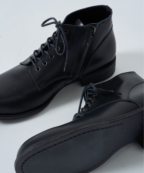 ブーツ 「PADRONE」別注 SIDE ZIP BOOTS サイドジップブーツ PK7358-1223-16A メンズの画像