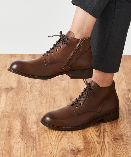 ブーツ 「PADRONE」別注 SIDE ZIP BOOTS サイドジップブーツ PK7358-1223-16A メンズの画像