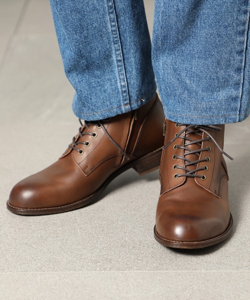 ブーツ 「PADRONE」別注 SIDE ZIP BOOTS サイドジップブーツ PK7358-1223-16A メンズの画像