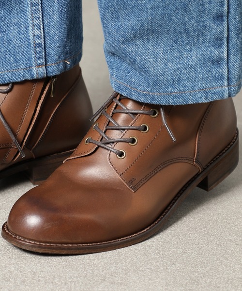 ブーツ 「PADRONE」別注 SIDE ZIP BOOTS サイドジップブーツ PK7358-1223-16A メンズの画像