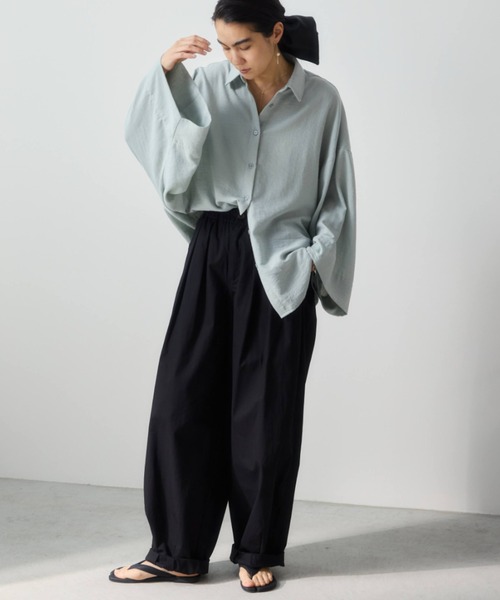 「Libra Cue」 長袖シャツ FREE ブラック レディース_画像4