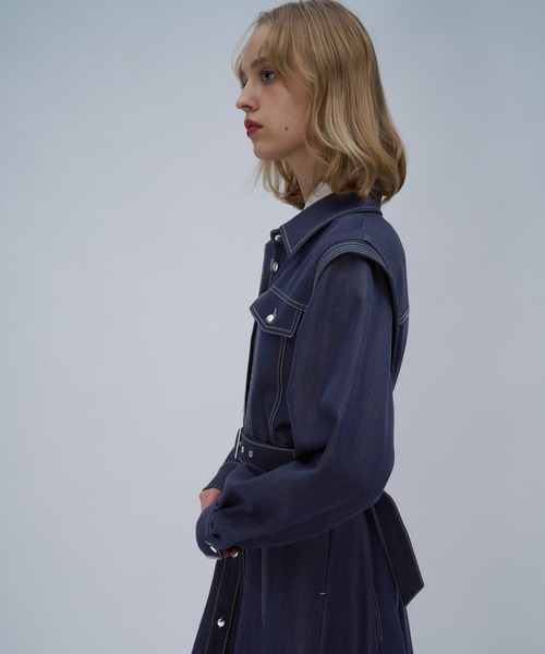 HARE（ハレ） ワンピース デニムフレアシャツワンピース(HARE