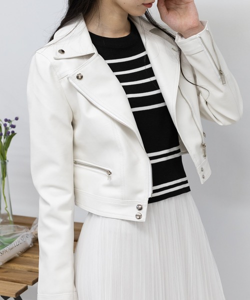 「pumpkin port」 「uyilufs」ブルゾン MEDIUM ブラック レディース_画像3