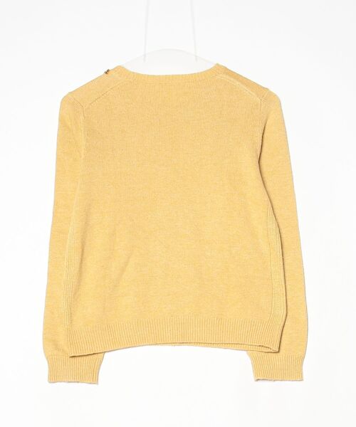 「mimi&roger」 フリル長袖ニット FREE イエロー レディース_画像2