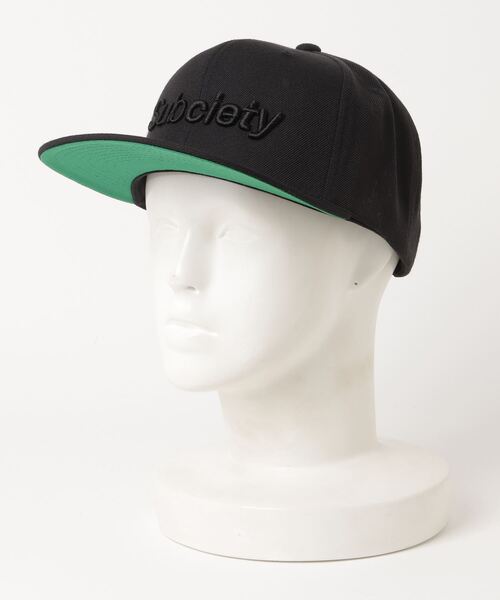 「Subciety」 キャップ FREE ブラック×ホワイト メンズ_画像7