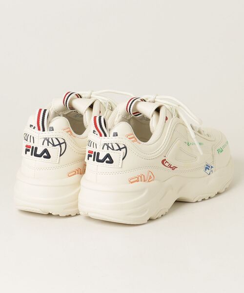 「FILA」 ローカットスニーカー 24.0cm ホワイト レディース_画像2