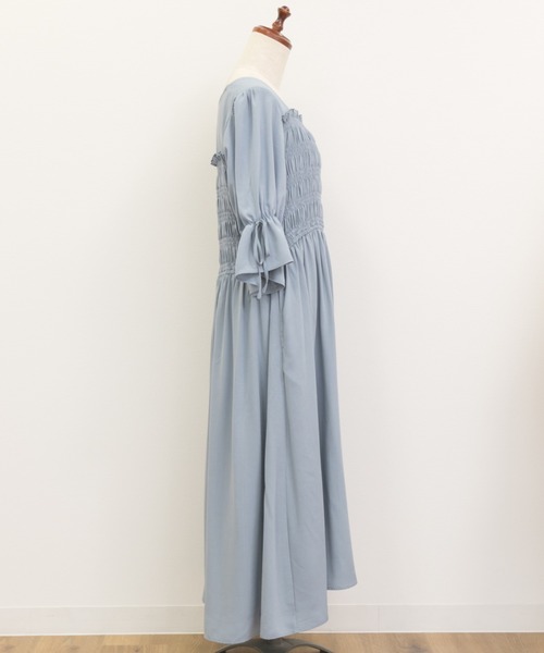 「CLETTE」 半袖ワンピース 4L ピンク レディース_画像4