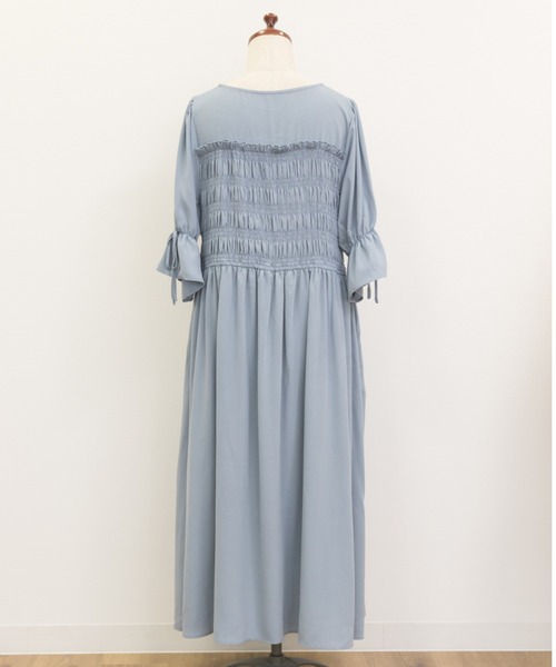 「CLETTE」 半袖ワンピース 4L ピンク レディース_画像5