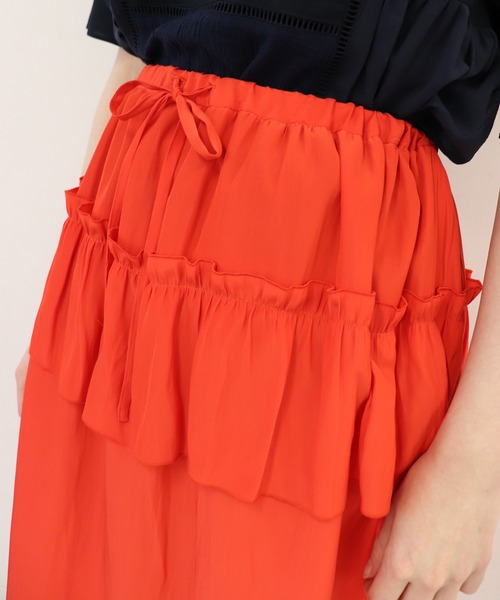 「haupia」 スカート MEDIUM ネイビー レディース_画像9