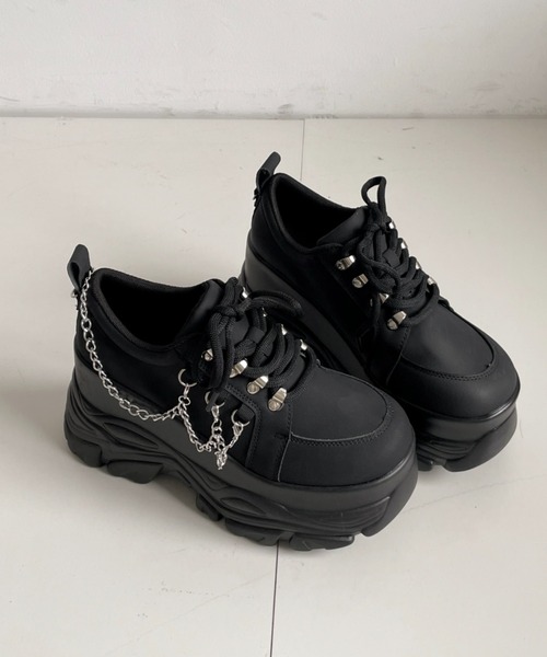 【SISE】厚底ダブルソールスニーカー【完売品】 Shoes in Closet（シュークロ） スニーカー 厚底 ダブルソール