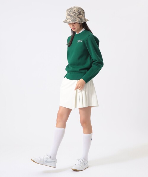 ruu 新品タグ付き BEAMS GOLFプリーツ キュロット BEAMS GOLF（ビームス ゴルフ） スカート ORANGE LABEL / ストレッチ