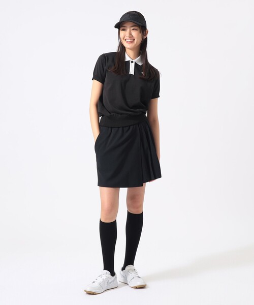 ruu 新品タグ付き BEAMS GOLFプリーツ キュロット BEAMS GOLF（ビームス ゴルフ） スカート ORANGE LABEL / ストレッチ