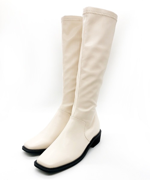 「Noubel Voug Relax」 ロングブーツ S ブラック レディース_画像3