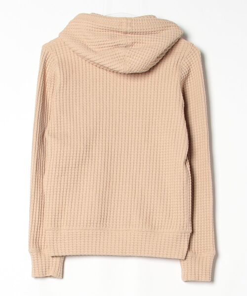 「SEAGREEN」 ジップアップパーカー 2 ベージュ レディース_画像2