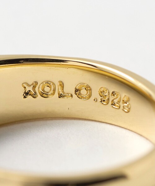 xoloシグネットリング XOLO 指輪 リング 「XOLO JEWELRY/ショロジュエリー」 GRAY＆GOLD